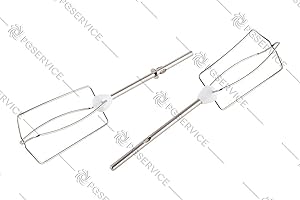 Rührhaken Schneebesen kompatibel mit/Ersatzteil für Tefal Moulinex MS-652463 HT450B HT4601 HT4611 HT4621 HM450 HM460 HM461 HM462 HT460 HT462 PREP MIX Handmixer