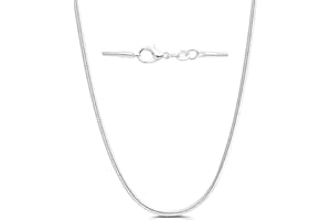 Mieoyue Sterling Silver Chain Necklace for Women Multiple Lengths 16-24 Inches S925 Fine Jewellery