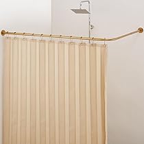 Crkmire Hoekdouchegordijnstang 61-134,6 cm x 61-134,6 cm