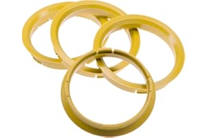 RKC 4X Zentrierringe 72,5 x 66,6 mm gelb Felgen Ringe Made in Germany