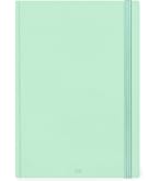 LEGAMI - Grand Agenda Journalier 2026, Pastel Mint, 12 Mois, Large, Fermeture Avec élastique, Journal De Janvier 2026 à Décembre 2026, En Papier FSC Certifié, 17 X 24 Cm