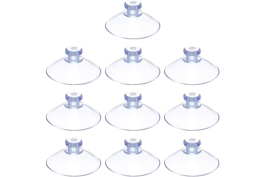 10 PCS Suction Cups, 30mm Suction Hooks, PVC Plastic Sucker, Window Suckers For Glass, Window hooks suckers, for Window Wall Door Glass and Other Smooth Flat