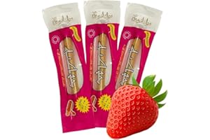 AL BADIL Pack de 3 Siwaks Naturels Aromatisés | Brosse à Dents Écologique pour Dents Blanches et Gencives Saines | Saveurs Fraise, Menthe et Citron ou nature, au choix (NORMAL, FRAISE)