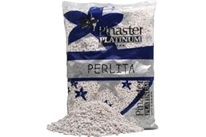 Pinaster Platinum Perlita para Plantas - 5 litros - Granulometría 2-6 mm - Sustrato Profesional para Macetas, Semilleros, Cactus, Huertos, Hidroponia - Mejora el Drenaje y La Oxigenación
