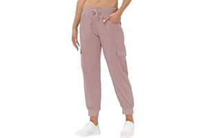 JINSHI Pantaloni Donna Cargo Pantalone Lungo Sportivo Leggero Lavoro Jogging Pant con Tasche