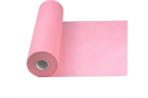 ANYUNKEY Tischläufer aus Vlies,in Rosa (30 cm x 25 m) ,dekoratives Tischband,Tischdeko für Geburtstage & Hochzeiten, Taufe ,Konfirmation oder Kommunion , Bunte Dekoration zu besonderen Anlässen(Rosa)