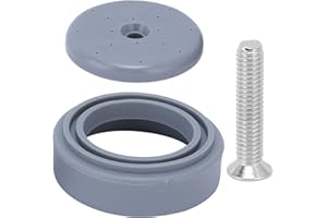 ALVINLITE Pre-Rinse Spray Valve Repair Kit for All Commercial Sink Sprayer Spray Face Bumper and Screw Repair Part (Grey)