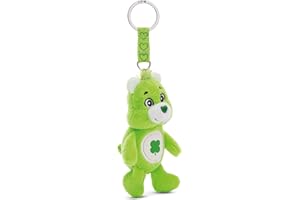 NICI Porte-clés Bisounours ourson Porte-bonheur 10 cm - Pendentif en peluche pour enfants et adultes, avec anneau pour porte-clés et trousseau - 61373, Glücksbärchi
