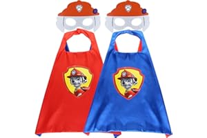 MIOTLSY Masque Capes Enfant, Masques en Feutre Cosplay pour Enfants Cadeaux d'anniversaire et Fête d'anniversaire, Noël, Halloween