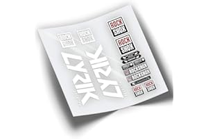 PEGATINEA Stickers Fourche ROCKSHOX Lyrik Select Plus 2021 Vinyle WP371 Blanc 010