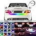 Produktbild MIHAZ Flexible LED LKW Streifen Licht Streamer 12V Auto Auto Tailgate Licht Bar Led Rückleuchten Wasserdicht Fahren Rückwärts Bremse Blinker Lampe 48 Zoll (120cm) - 7 Farben 5 Modi [Energieklasse A +]