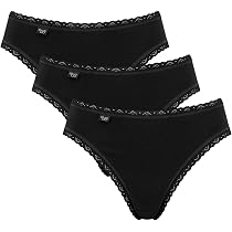 Pack De 3 Slips Sloggi 24/7 Coton Dentelle - Taille M, Pointure 38-50, Multicolore - Neuf Avec étiquettes