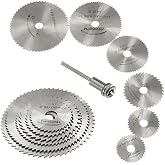 Buffer Metal 6 Par&ccedil;a Mini Matkap Ucu Ahşap Kesme Yuvarlak &Ccedil;elik Bı&ccedil;ak Disk Testere Seti Kiti