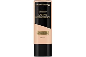 Max Factor Lasting Performance Liquid Foundation, 095 Ivory, Full Coverage, Flawless and Radiant Finish, Lightweight Formula, Smudge Resistant, Non Pore-Clogging, Fragrance Free, 35ml
