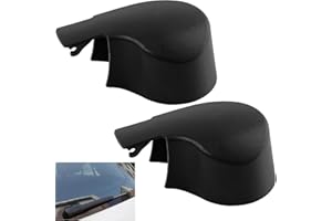 Yuiturt Lot de 2 couvercles de bras d'essuie-glace arrière pour Seat Ateca Skoda Seat Touran Passat B8 Volkswagen Mk4 Golf Mk6 Mk7, 5K6955435 5GM955435 5GM955435