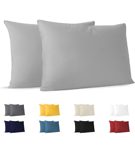 DecoKing 2 Kissenbezüge 50x60 Cm – Baumwollsatin, Geometrisches Mint-Muster, Zweiseitig Bedruckt