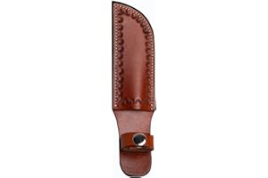 Hulara Genuine Leather Knife Sheaths Handmade Real Leather Sheath for Fixed Blade Knife Leather Knife Sheath Blade Tamer Sheath Leather Knife Sheaths