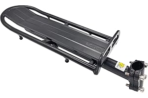 UPANBIKE Portaequipajes Trasero para Bicicleta Ajustable Bicicleta Portabultos para Bicicleta de Montaña Bicicleta de Carretera