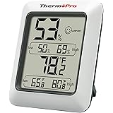 ThermoPro TP50 Termometro Igrometro Digitale per Ambiente Misuratore di Umidità e Temperatura Interno per Casa Termoigrometro