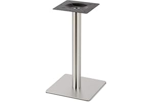 Futchoy Base da tavolo in acciaio inox base quadrata per tavolo supporto da tavolo base in acciaio inox gambe quadrato, altezza 72 cm, per tavolo da pranzo