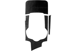 rrx Pannello Interno in Fibra di Carbonio Copertura Telaio Trim Compatibile con Alfa Romeo Giulia 2017 2020 3 pz Cambio Cruscotto Telaio