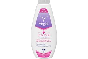 VAGISIL UltraFresh Intimate Powder for Daily Feminine Hygiene, Fresh Scent Deodorises & Prevents Odour, Talc-Free, 100 g