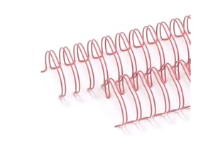 Craftelier - 2er-Set Doppelringbinder für Alben, Notizbücher, Tagebücher oder Kalender | Ideal für Scrapbooking- und Bastelprojekte | Ø 3,17 cm (1.25") - Farbe Fuchsia Pink