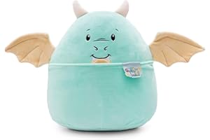 NICI Pluszowa zabawka Chill-NICI Smok 30 cm - Pluszowy smok z małymi skrzydełkami dla dziewczynek, chłopców i niemowląt, Milutkia i super mięciutka zabawka - 49888