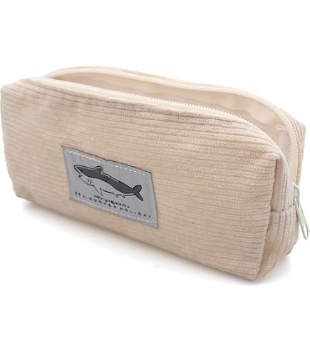 Trousse Zippée Rayher 22x7x7 Cm - Toile Coton Beige Pour Rangement Créatif Ou Scolaire