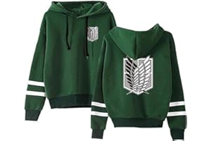 Silver Basic Giapponese Anime Anime Manga Cosplay Scout Legion Felpa con Cappuccio a Maniche Lunghe