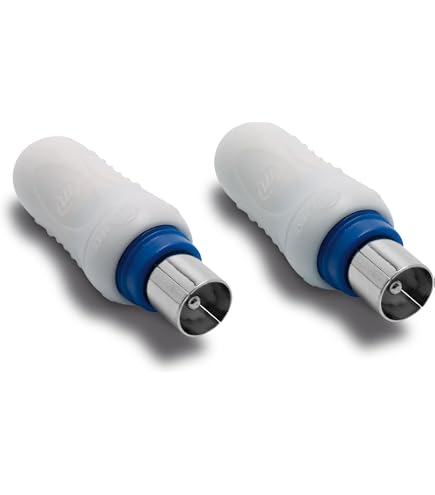 Connecteur CEI Mâle Coudé Blindé - Pour Câble Coaxial 6.8mm - Alliage Zinc - Impédance 75 Ohms