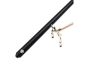 FUNKY CHALK Jonny 8 Ball 57 Inch Transportable Hardwood 2 Piece Snooker Pool CUE REST & BRIDGE REST HEAD