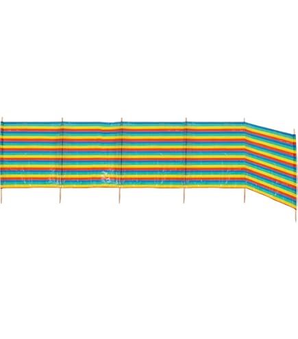 Euro ETTE0682 Trail windscherm zonneset met venster, 500 x 140 cm