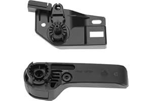 MICBLACO Hood Bonnet Latch Release Handle and Bracket for VW, Lever Bracket for Volkswagen, for VW Bora Jetta Golf Beetle Polo Skoda Fabia Octavia Seat Left Hand Black, Ibiza Leon Altea 1J1823533B 1J1823633A