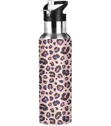 Acuum Edelstahl-Trinkflasche 600 Ml – Isoliert, Mit Weltflaggen-Motiv, Auslaufsicher, Für Sport & Outdoor