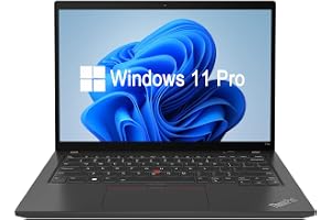 Lenovo (Renewed) ThinkPad T14 Gen 3 with Backlit Keyboard, Intel Core i5-1235U 10-core Processor, 14" WUXGA (1920x1200), Fingerprint Reader, Windows 11 Pro(16GB RAM | 1TB SSD)
