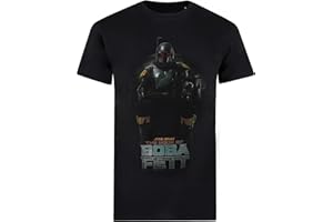 Cotton Soul Star Wars Mandalorian Helmet Sketch - Mens T Shirt - White
