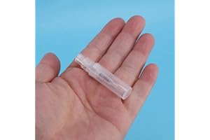 Liseng 200Pcs Mini atomizzatore Bottiglie 2ml Vuoto Ricaricabile Portatile Viaggio Piccolo profumo essenziali per Viaggi, Liquido Cosmetico Prova Imballaggio