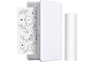 Bisofice PAPERANG C1 Impresora fotográfica de 112 mm de Bolsillo portátil BT Impresora térmica portátil Impresora móvil 300 dpi para Foto Foto Nota de recepción Nota Etiqueta