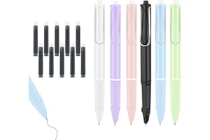 DONGZQAN Stylo-plume rétractable avec 10 stylos à encre