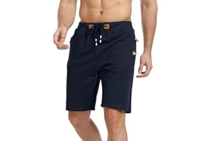 Rayson Short Décontracté pour Homme D'été Sport Shorts et Bermudas Homme avec Cordon Poches Casual Randonnée Pantalon Court