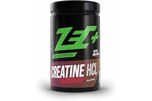 ‎ZEC+ Zec+ Nutrition Creatin HCL Pulver – 720 g Kreatin-Pulver, Blackberry