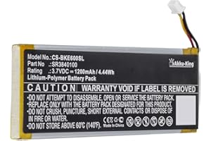 Akku-King Akku kompatibel mit Becker SR3840100 - Li-Polymer 1200mAh - für Active 6, Professional 6 LMU, Ready 6 EU JE, Transit 6 LMU