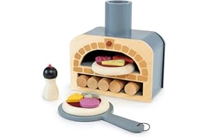 Tender Leaf Toys Make Me a Pizza! - Ensemble de nourriture en bois pour enfants