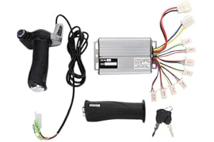 DEMERAS Kit de Motor eléctrico para Bicicleta Controlador de Velocidad Cepillado con Pantalla de batería y empuñadura giratoria con Bloqueo 1000W(36V 1000W)