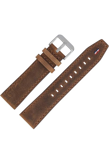 Tommy Hilfiger 679301383 Watch Strap 23 mm Leather Black Smooth 
