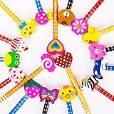 Crayons enfants, KimKo 30 x crayons de dureté de HB avec caoutchoucs pour dessin