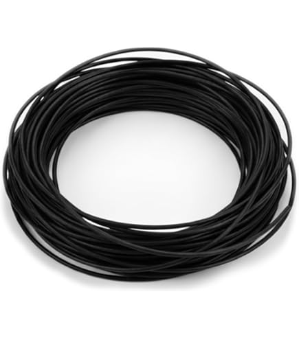 Lederen koord 1mm 5 meter zwart - koeienhuid leer ronde ronde string