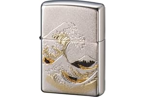 Zippo Accendino giapponese elettroformato; argento, oro; nucleo in ottone; metallo;