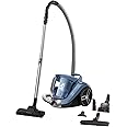 TEFAL Vacuum Cleaner | Compact Power XXL Canister Bagless Vacuum Cleaner | 4 Accessories | 2.5L Easy-Emptying Dust Container | 6.2 m Cord | 550 Watts | Blue/Grey | 2 Years Warranty | TW4871HA